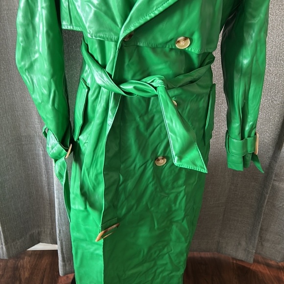 Green Missguided Peacoat - Picture 4 of 6